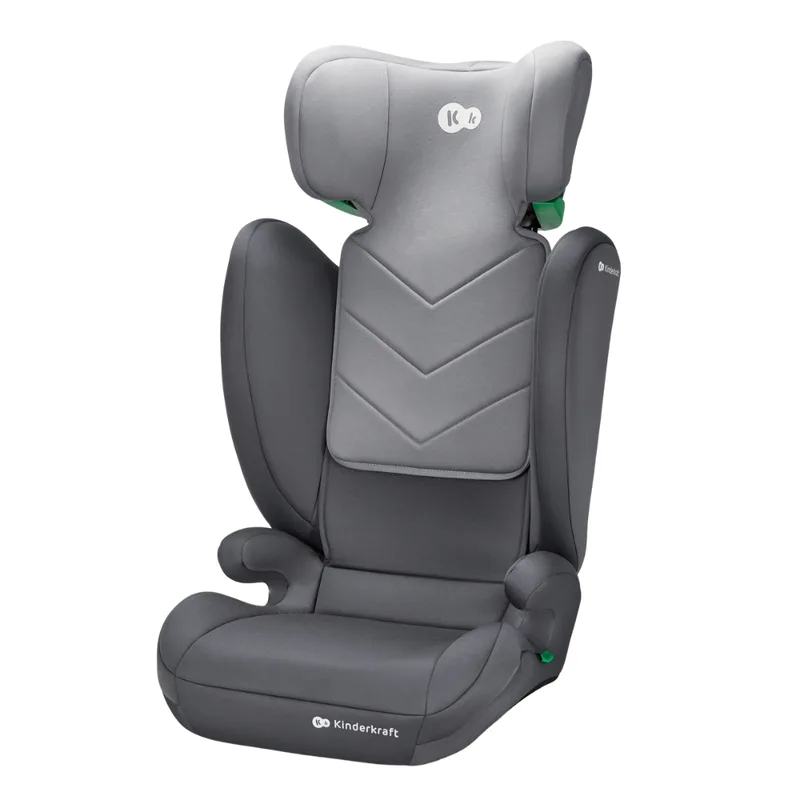 I-SPARK 2 PLUS i-Size Autostoel - 100-150 cm 2-in-1 met boosterfunctie 10-standen hoofdsteun by Kinderkraft in Grey – product photo 3 of 4