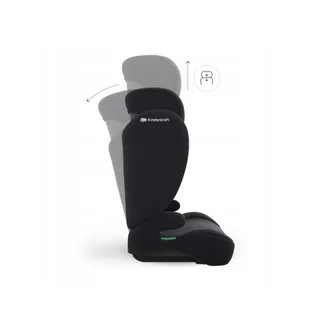 I-SPARK 2 PLUS i-Size Autostoel - 100-150 cm 2-in-1 met boosterfunctie 10-standen hoofdsteun von Kinderkraft in Schwarz – Produktfoto 3 von 4