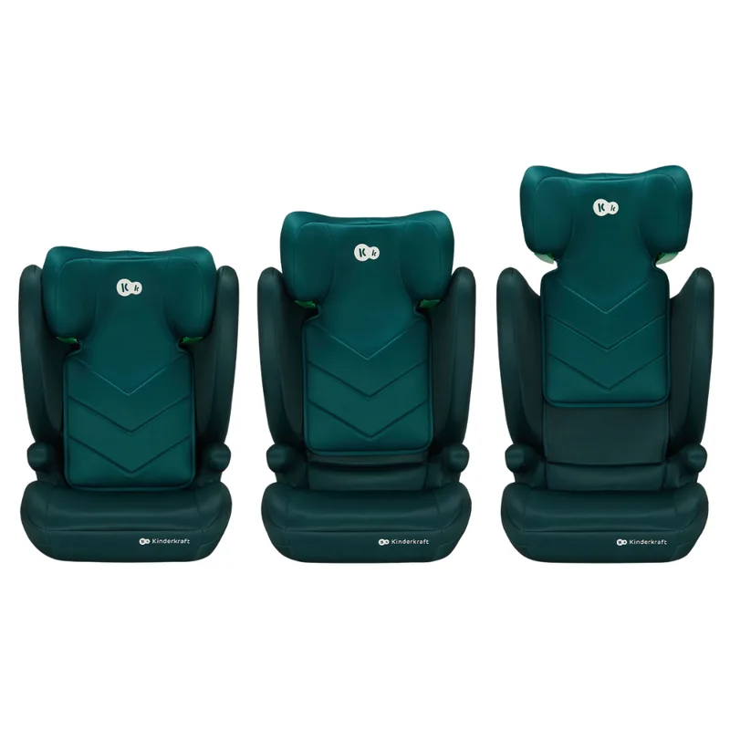 I-SPARK 2 PLUS i-Size Autostoel - 100-150 cm 2-in-1 met boosterfunctie 10-standen hoofdsteun by Kinderkraft in Green – product photo 4 of 4