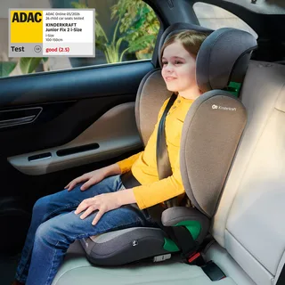 JUNIOR FIX 2 PLUS - Autostoel - 100-150 cm - Verstelbaar - ISOFIX von Kinderkraft in Schwarz – Produktfoto 4 von 4