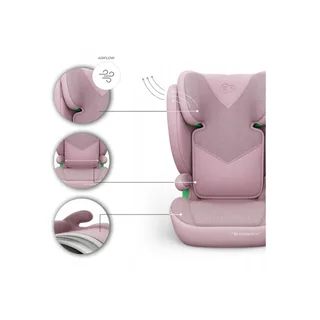 JUNIOR FIX 2 PLUS - Autostoel 4-12 jaar kind - 100-150 cm by Kinderkraft in Pink – product photo 4 of 4