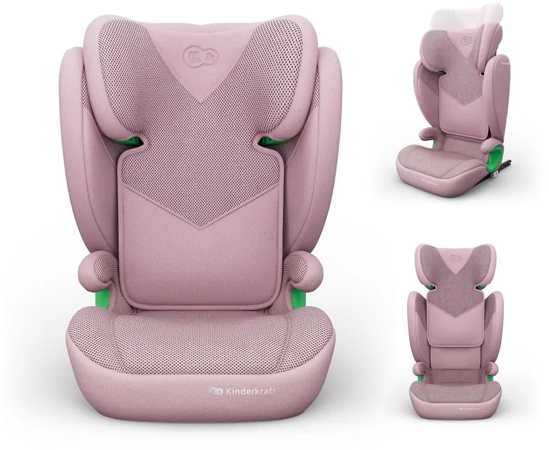 JUNIOR FIX 2 PLUS - Autostoel 4-12 jaar kind - 100-150 cm van Kinderkraft in Roze – productfoto