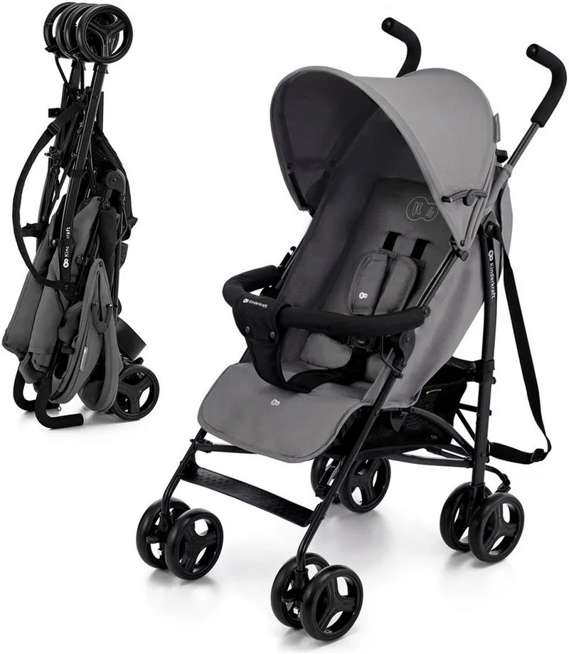 Kinder-Buggy TIK van Kinderkraft in Grau – productfoto