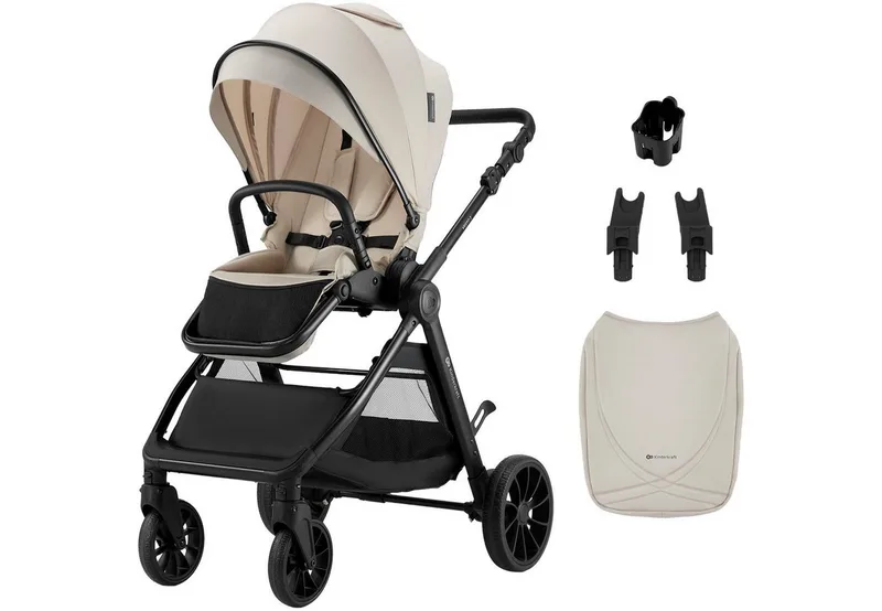 Kinder-Buggy VESTO 2, (Set, 6-tlg) van Kinderkraft in Beige – productfoto