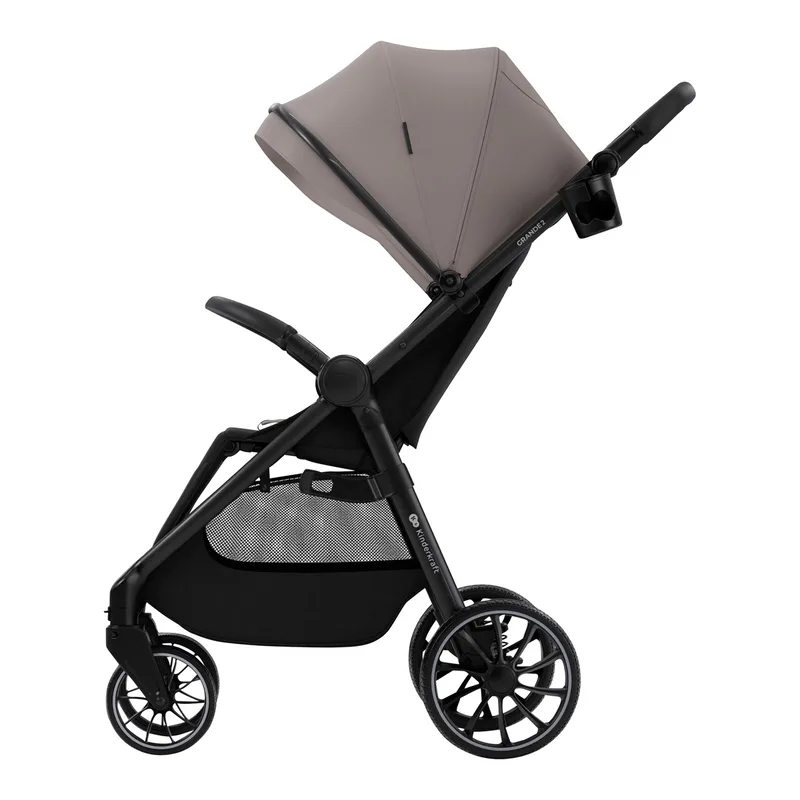 Kinderwagen Sportwagen GRANDE 2 von Kinderkraft in Beige, 95 × 53,5 × 105 mm – Produktfoto 2 von 3