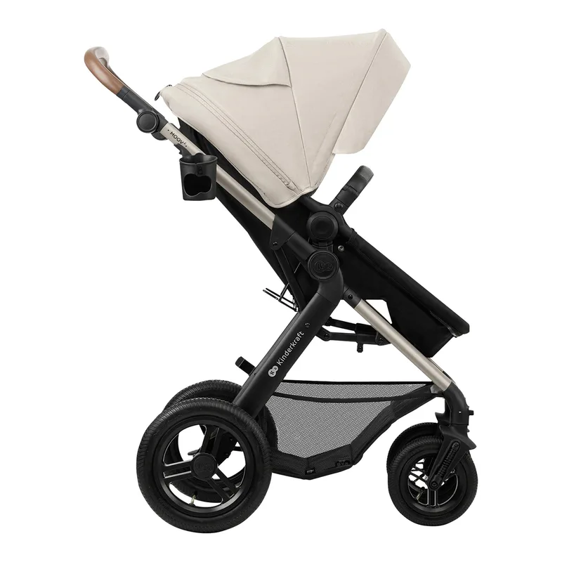 Kombi-Kinderwagen MOOV 2 Air 3IN1, (Set), mit Luftreifen von Kinderkraft in Grau – Produktfoto 2 von 3