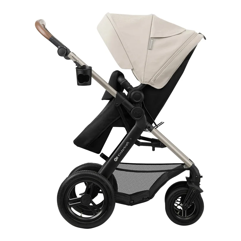 Kombi-Kinderwagen MOOV 2 Air 3IN1, (Set), mit Luftreifen von Kinderkraft in Grau – Produktfoto 3 von 3