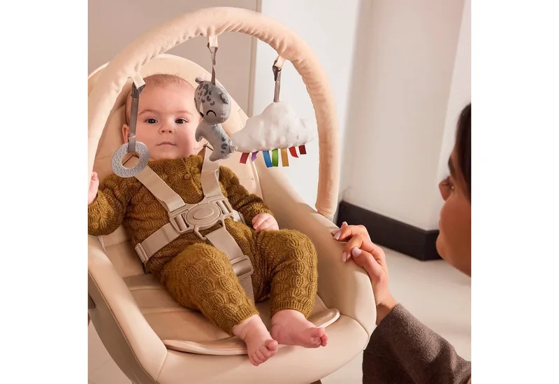 Kombihochstuhl FINI UP 2in1 (Set, 2 St), mit Spielbügel von Kinderkraft in Beige – Produktfoto 3 von 5