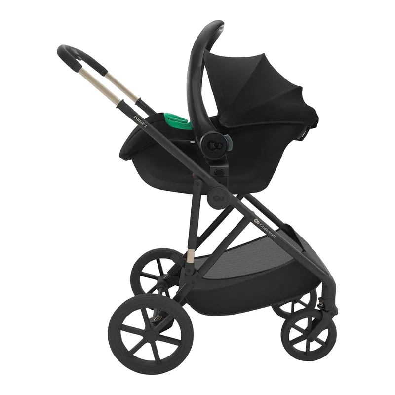 Kombikinderwagen Trio-Set PRIME 3 3in1 inkl. Babyschale MINK PRO 2 by Kinderkraft in Braun – product photo