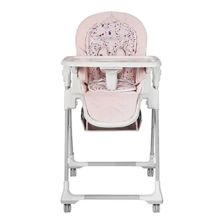 LASTREE 2-in-1 Wip- en Kinderstoel - Voor Baby’s tot 15 kg - Verstelbare Rugleuning, Voetsteun en Hoogte, Inclusief Speeltjes von Kinderkraft in Rosa – Produktfoto 2 von 3