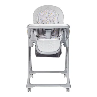LASTREE 2-in-1 Wip- en Kinderstoel - Voor Baby’s tot 15 kg - Verstelbare Rugleuning, Voetsteun en Hoogte, Inclusief Speeltjes by Kinderkraft in Grey – product photo 2 of 3