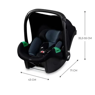 MINK PRO 2 i-Size Autostoel – i-Size – Groep 0+ von Kinderkraft in Schwarz – Produktfoto 3 von 4