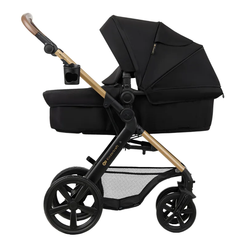 MOOV 2 - Kinderwagen - 3-in-1 - Met Autostoeltje MINK PRO i-Size by Kinderkraft in Black – product photo 3 of 4