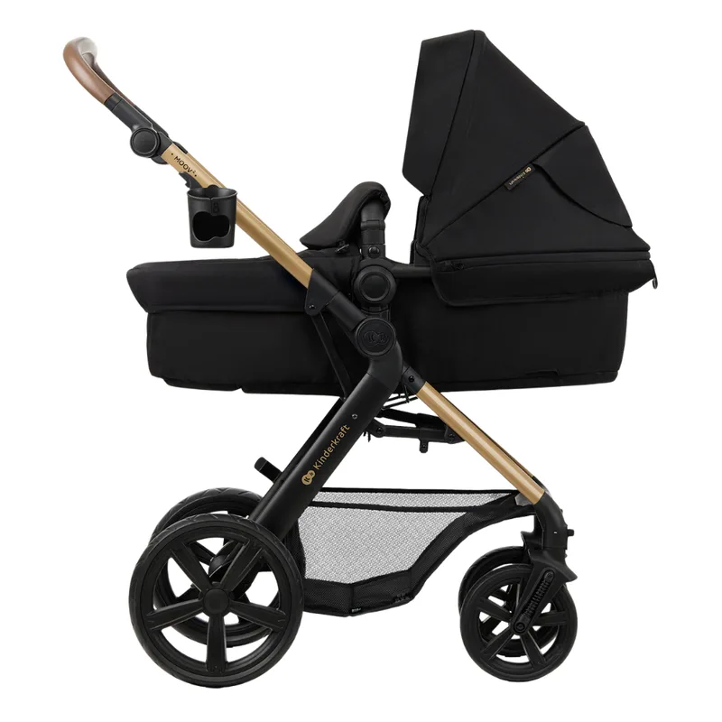 MOOV 2 - Kinderwagen - 3-in-1 - Met Autostoeltje MINK PRO i-Size by Kinderkraft in Black – product photo 2 of 4