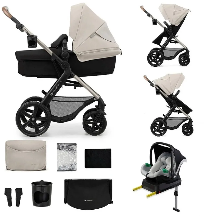 MOOV 2 - Kinderwagen - 4-in-1 - Verstelbaar - Tot 27 kg by Kinderkraft in Grijs – product photo