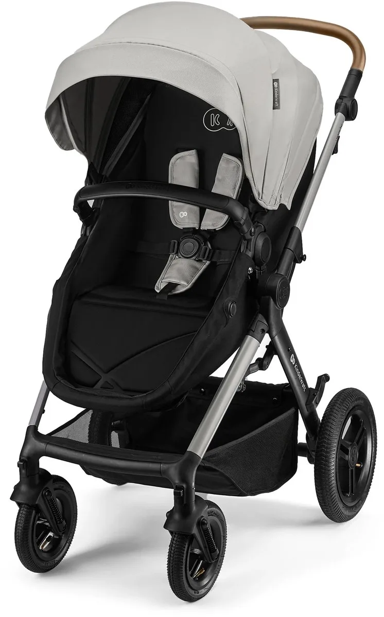 MOOV 2 XL - Kinderwagen - 3-in-1 - XL Reiswieg - Met Autostoeltje van Kinderkraft in Grijs – productfoto
