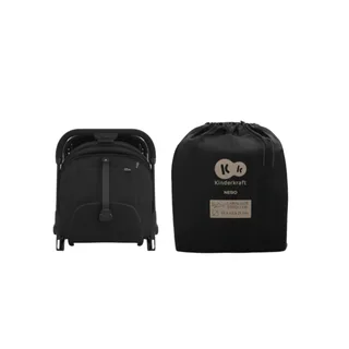 NEBO Buggy - tot 22 kg eenhandig inklappen zelfstaand compact ontwerp 5-puntsgordel schouderriem transporttas von Kinderkraft in Schwarz – Produktfoto 3 von 4