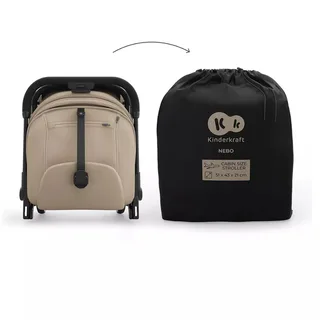 NEBO - Buggy - Verstelbare Rugleuning - Handbagageformaat by Kinderkraft in Beige – product photo 4 of 4