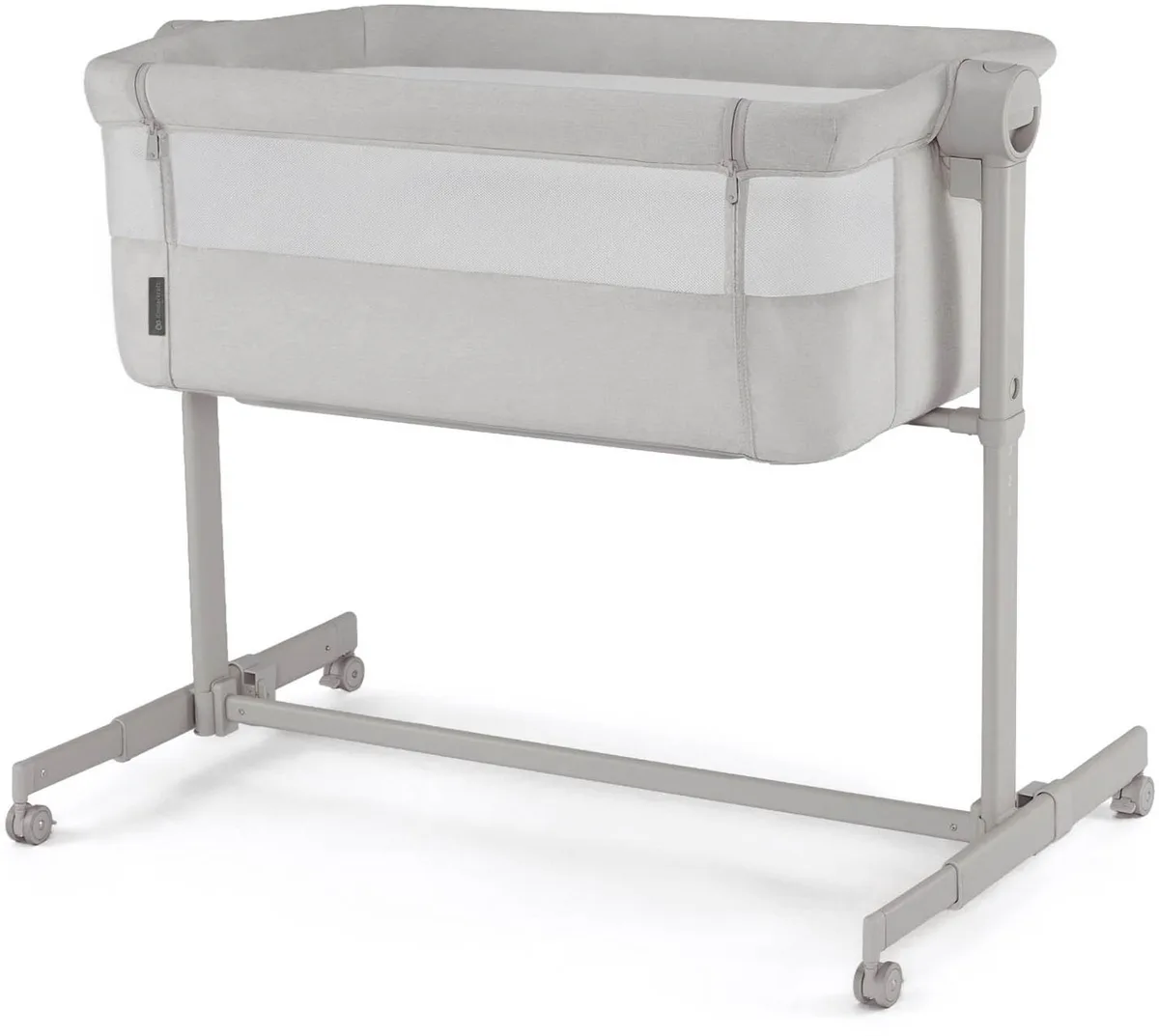 NESTEE UP 2 Co-sleeper - 2-in-1 - 5 hoogtes - Met matras van Kinderkraft in Beige – productfoto