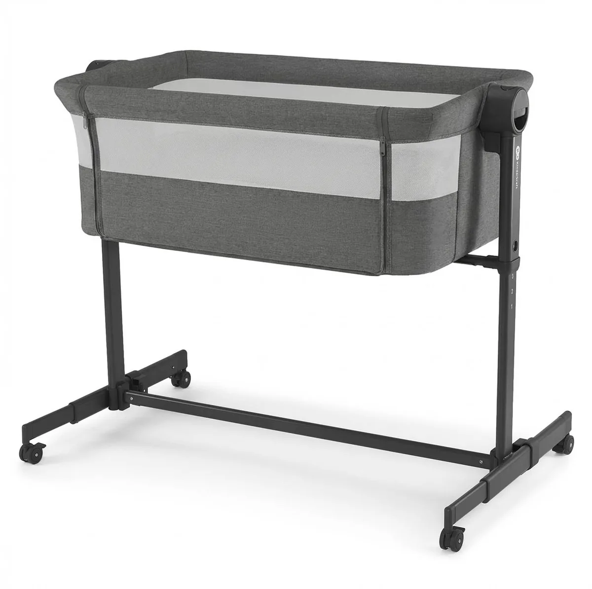 NESTEE UP 2 Co-sleeper - 2-in-1 - 5 hoogtestanden van Kinderkraft in Donkergrijs – productfoto