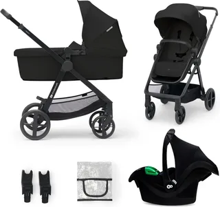 NEWLY - Kinderwagen - 3-in-1 - 2-in-1 Zitting - Tot 22 kg by Kinderkraft in Black – product photo 1 of 4
