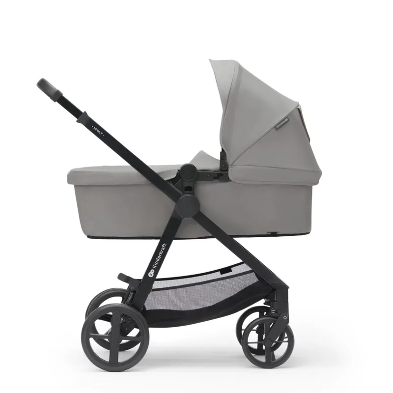 NEWLY - Kinderwagenset 4in1 - Autostoel I-size met basis von Kinderkraft in Grau – Produktfoto 2 von 4
