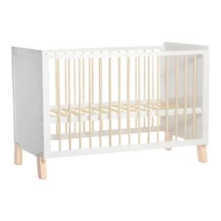 NICO - Ledikant - 120x60 cm - Verstelbaar - Ombouwbaar von Kinderkraft in Weiß – Produktfoto 2 von 3
