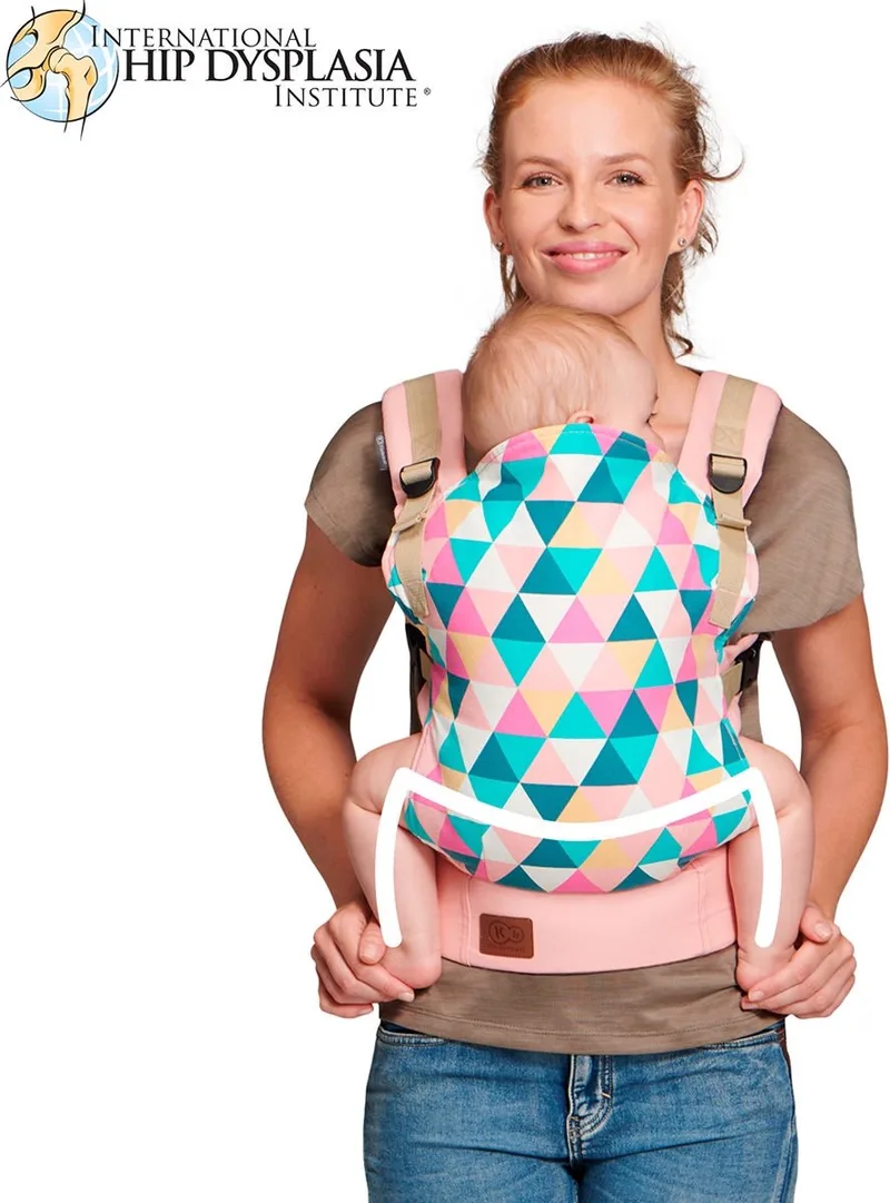 Nino Draagzak - Buikdrager van Kinderkraft in Roze – productfoto