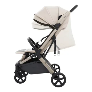 NUBI 3 Buggy – Lichtgewicht & Automatisch Inklapbaar – Tot 27 kg – Verstelbare Rugleuning von Kinderkraft in Beige – Produktfoto 2 von 3