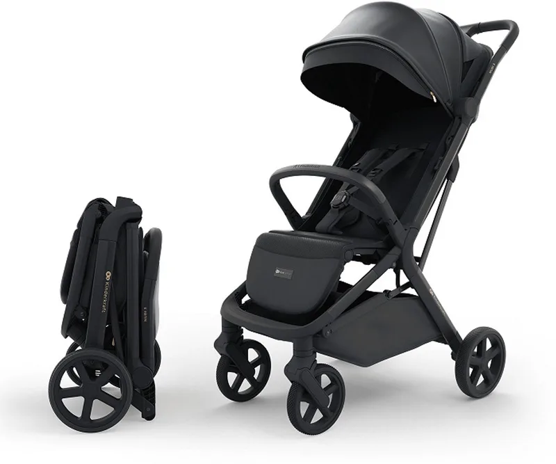 NUBI 3 Buggy – Lichtgewicht & Automatisch Inklapbaar – Tot 27 kg – Verstelbare Rugleuning de Kinderkraft en Zwart – photo produit