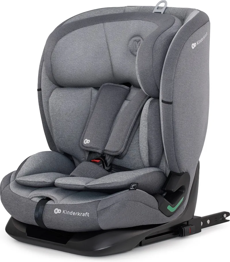 ONETO3 I-SIZE Autostoeltje 76-150 cm - met Isofix de Kinderkraft en Grijs – photo produit