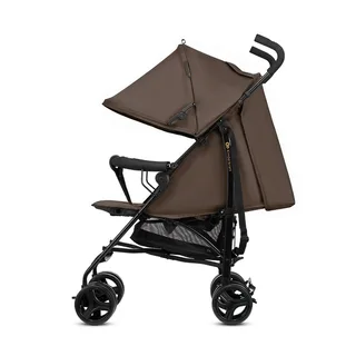 TIK Kinderwagen – Lichtgewicht 6,5 kg – Verstelbare Rugleuning & Duwbeugel – Zwenkwielen – Snel Opvouwbaar – Beige - Bruin von Kinderkraft in Mocca – Produktfoto 3 von 4