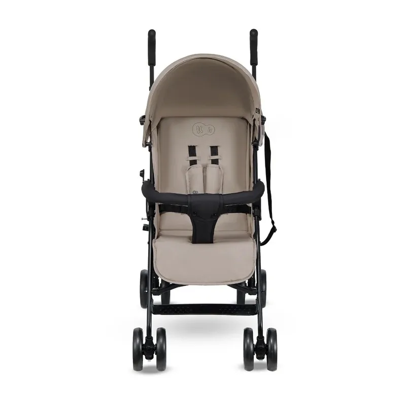TIK Kinderwagen – Lichtgewicht 6,5 kg – Verstelbare Rugleuning & Duwbeugel – Zwenkwielen – Snel Opvouwbaar von Kinderkraft in Beige – Produktfoto 2 von 4