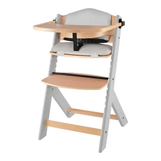 Trapkinderstoel ENOCK met kussen van Kinderkraft in Grijs, Bruin – productfoto 1 van 3