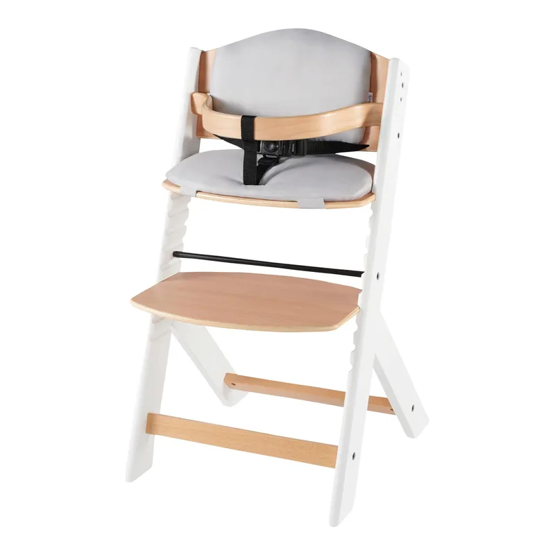 Trapkinderstoel ENOCK met kussen van Kinderkraft in Naturel, 49 × 49,5 × 79,5 mm – productfoto 1 van 3