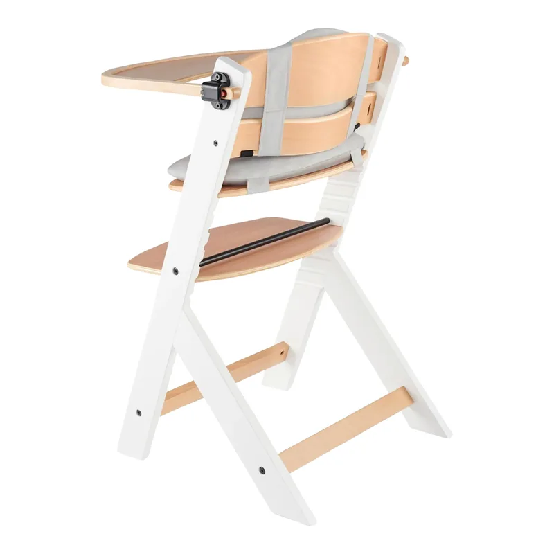 Trapkinderstoel ENOCK met kussen van Kinderkraft in Naturel, 49 × 49,5 × 79,5 mm – productfoto 3 van 3