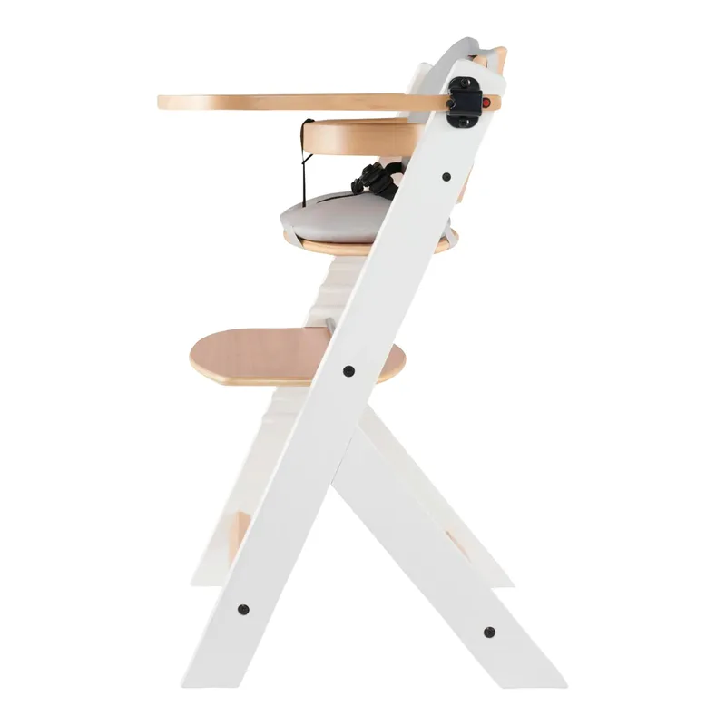 Trapkinderstoel ENOCK met kussen van Kinderkraft in Naturel, 49 × 49,5 × 79,5 mm – productfoto 2 van 3