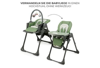 TUMMIE – Kinderstoel 2-in-1 – Combi-kinderstoel vanaf geboorte – Groen by Kinderkraft in Groente – product photo 4 of 5
