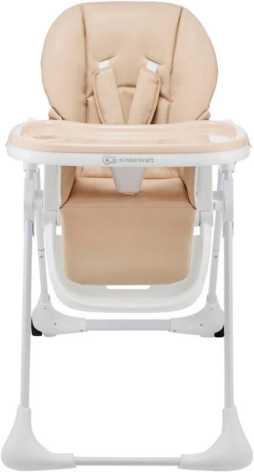 TUMMIE – Kinderstoel 2-in-1 - Verstelbare Zitting en Voetensteun von Kinderkraft in Beige – Produktfoto 4 von 5