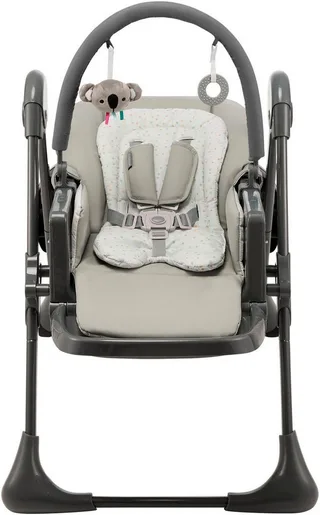 TUMMIE – Kinderstoel 2-in-1 - Voor Pasgeborenen en Oudere Baby’s von Kinderkraft in Grau – Produktfoto 2 von 5