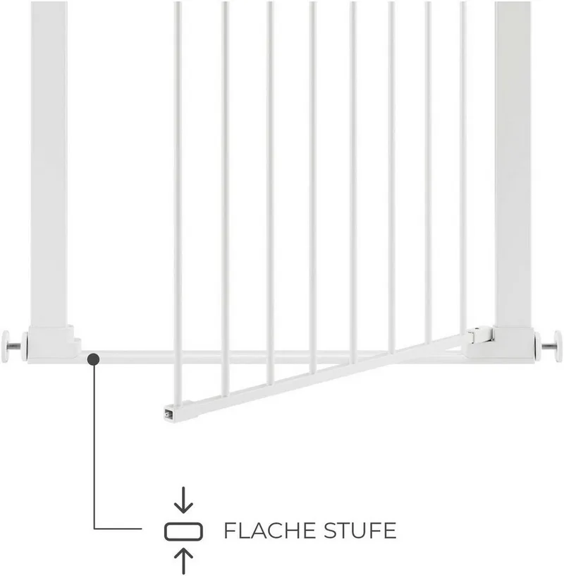 Türschutzgitter SAFE SNAP de Kinderkraft en Blanc – photo produit 2 sur 5
