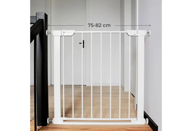 Türschutzgitter SAFE SNAP de Kinderkraft en Blanc – photo produit 5 sur 5