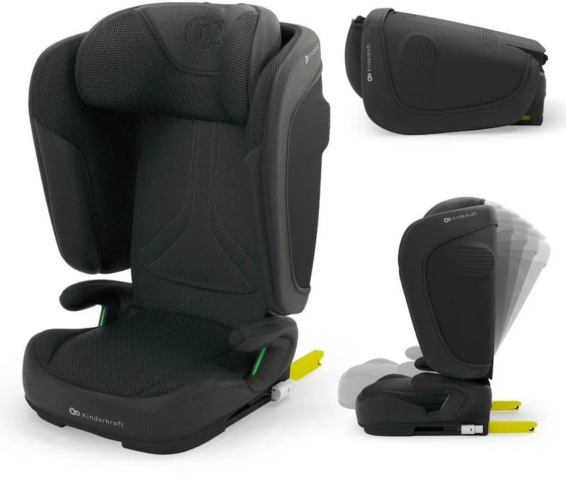 UNITY 2 Autostoel – 100-150 cm – Met Isofix – Groep 2/3 de Kinderkraft en Zwart – photo produit