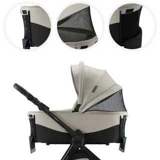 VESTO 2 - Kinderwagen - 3-in-1 - Reiswieg met ventilatie von Kinderkraft in Beige – Produktfoto 2 von 4
