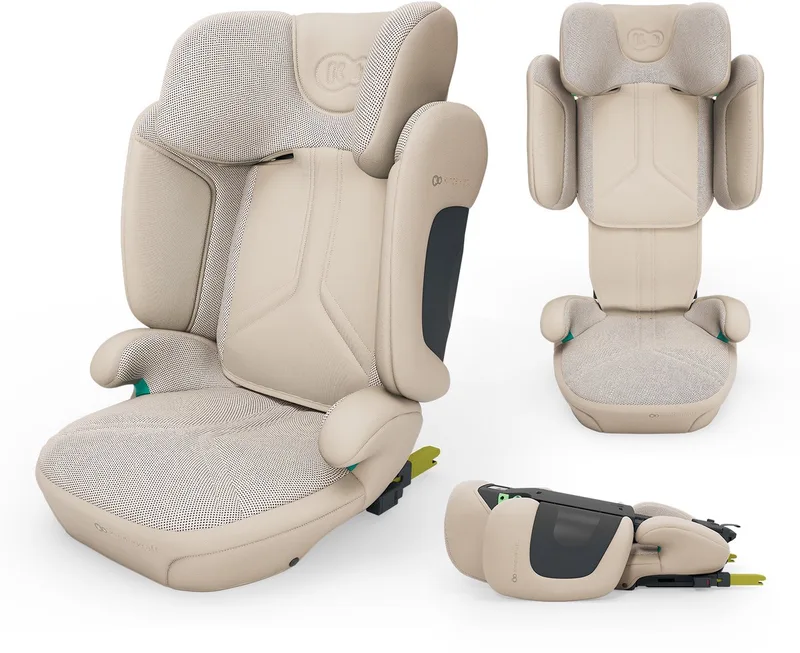XPAND 2 PRO i-Size Autostoel – 100-150 cm – Met ISO-FIX – Groep 2/3 – DUO EXPAND systeem by Kinderkraft in Beige – product photo