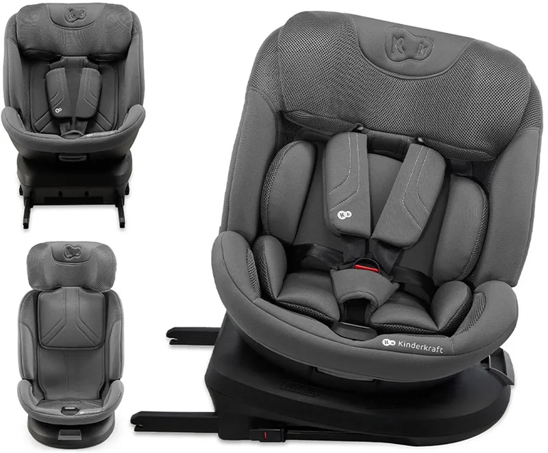 XPEDITION 3 i-Size Autostoel – 40-150 cm – Met Isofix – Groep 0/1/2 de Kinderkraft en Grijs – photo produit
