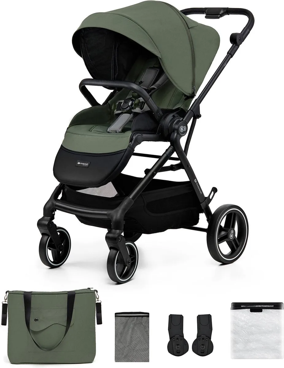 YOXI Buggy - Inklapbaar - Omkeerbare zitting - Tot 22 kg - Groen van Kinderkraft in Groente – productfoto