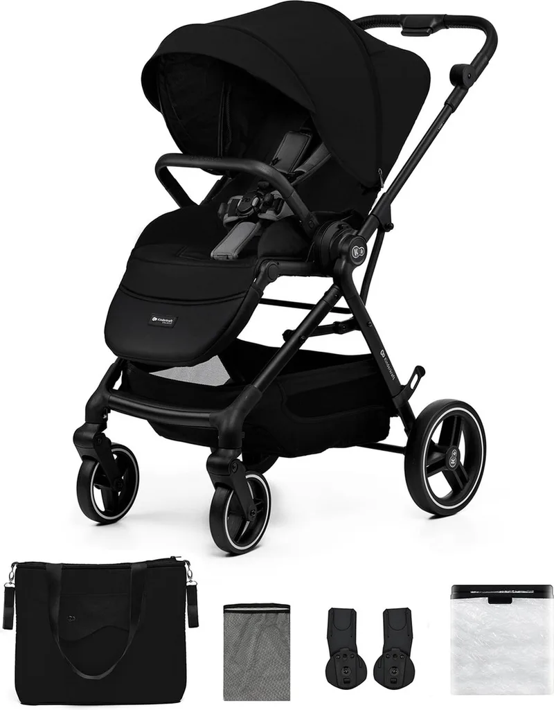 YOXI Kinderwagen – Tot 27 kg – Omkeerbare zitting - Inklapbaar de Kinderkraft en Zwart – photo produit