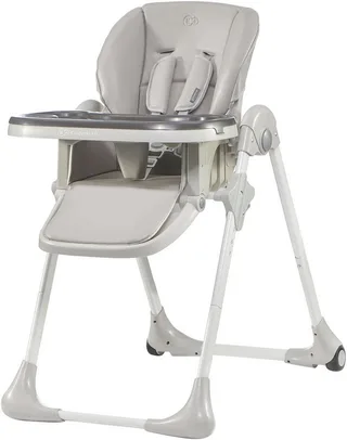 YUMMY Hoge Kinderstoel – Ergonomisch & Comfortabel – Verstelbare Rugleuning & Hoogte – Opvouwbaar – Voetensteun – Afneembaar Eetblad by Kinderkraft in Grey – product photo 5 of 5