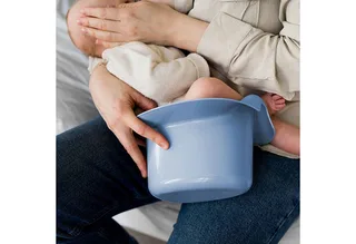 Babypotje van Kindsgut in Blauw, 23 × 22 × 14 mm – productfoto 3 van 5